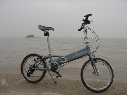 Bike by seaside